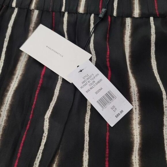 H Halston P/O Pant With Tulip Hem Small NWT - Picture 4 of 8